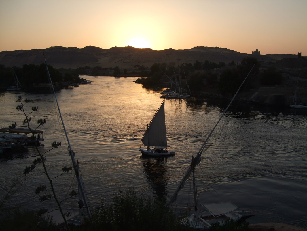 Nile cruise on felucca sunset cruise