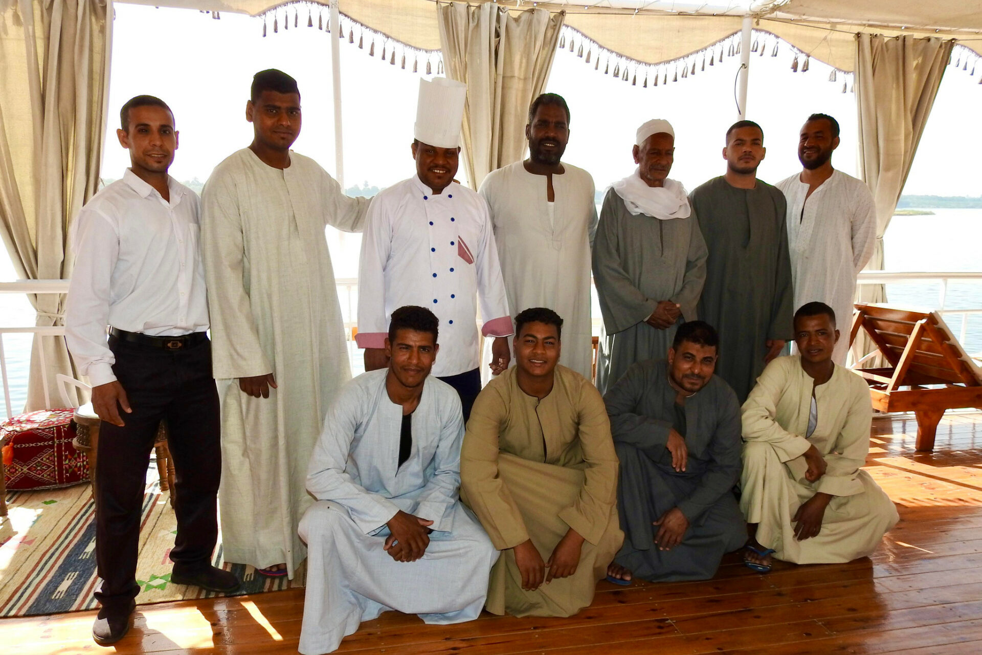 Das Team unserer Dahabiya MINYA