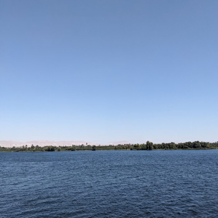 Nile View from our Dahabiya