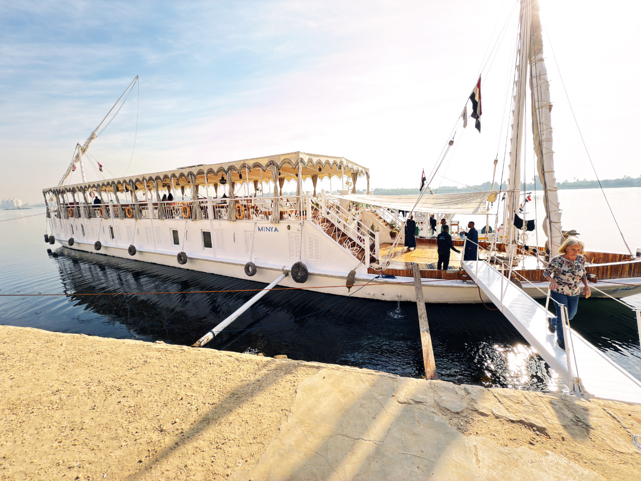 Dahabiya on the Nile - Copyright Willy Leitgeb Dahabiya on the Nile - Copyright Willy Leitgeb