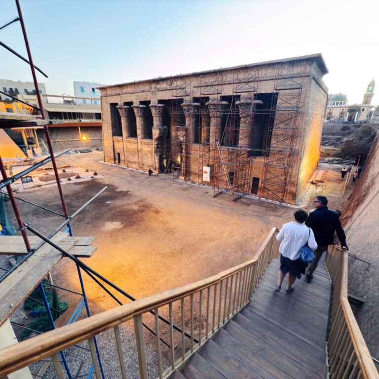 Dahabiya on the Nile – Copyright Willy Leitgeb Esna Temple