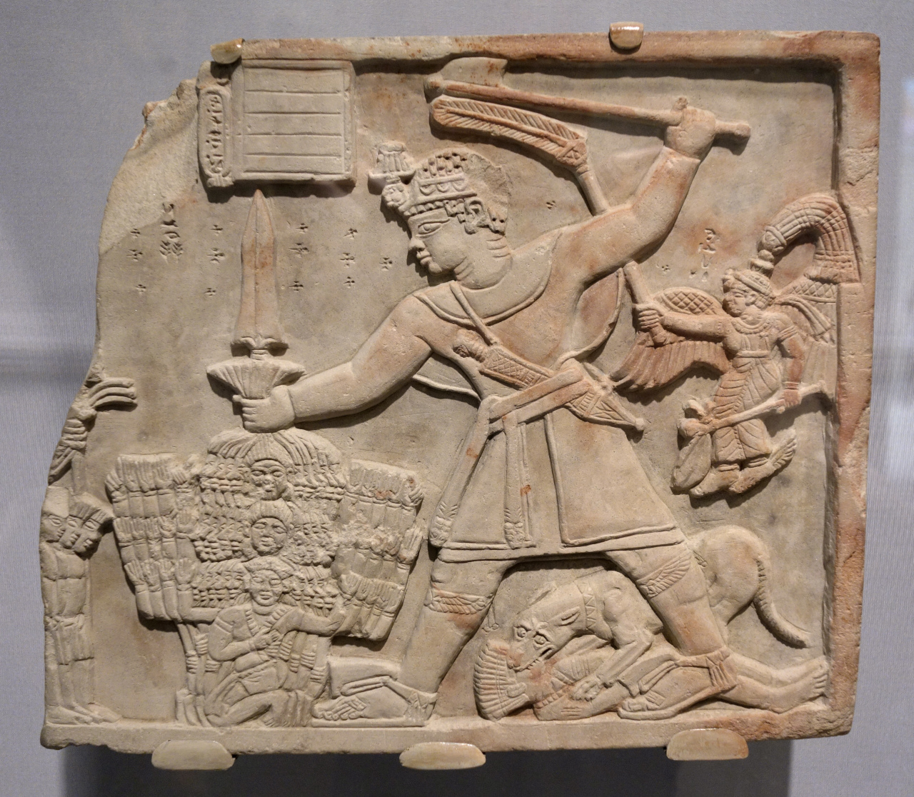 Relief of Arikankharer Slaying His Enemies. Worcester Art Museum, public domain, via Wikimedia Commons. Relief of Arikankharer Slaying His Enemies. Worcester Art Museum, public domain, via Wikimedia Commons.